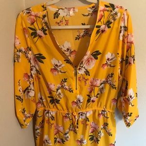 Stella Tweed Floral Cinched Tie Waist Dress